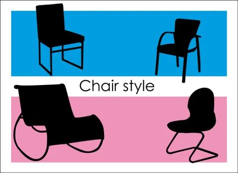 Design chair 스톡 일러스트