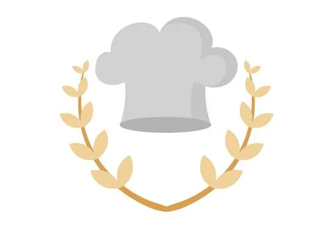 Design with a chef theme with a simple and modern design Stock Illustration