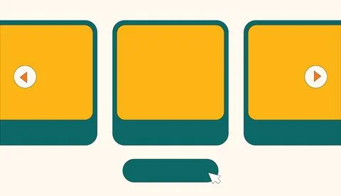 Design choose select with submit button unique Stock Illustration
