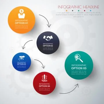 Design clean flat long icon banners template.Vector/EPS 10. Illustrazione stock