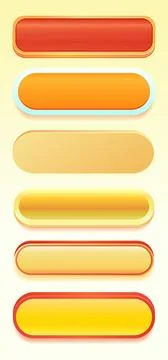 Design for complete set of level button game popup icon window and elements Illustrazione stock