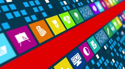 Design concept animation with copy space. Seamless loop. Video stock 50060233