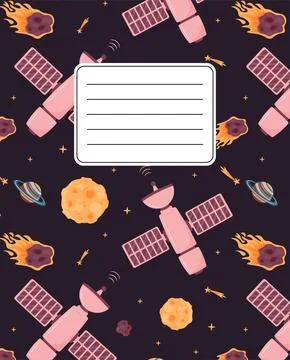 Design of covers for notebooks, planners. Stock Illustration