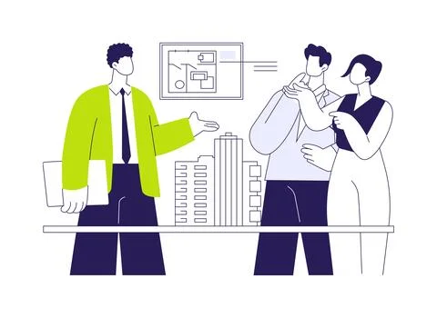 Design development abstract concept vector illustration. Stock Illustration