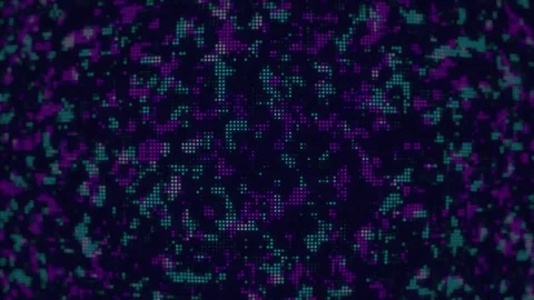 Design a digital glitch background with neon green and purple colors for a Stock Footage 276546312