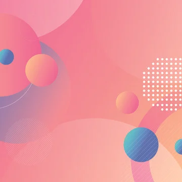 Design digital pink gradient abstract texture geometric shapes dots circle Stock Illustration