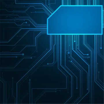 The design of electronic circuits is complex. Stock Illustration