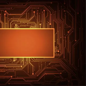 The design of electronic circuits is complex. Stock-Illustration