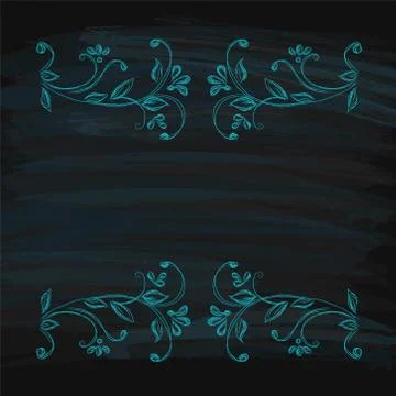 Design element. Beauty decorative frame for text 스톡 일러스트