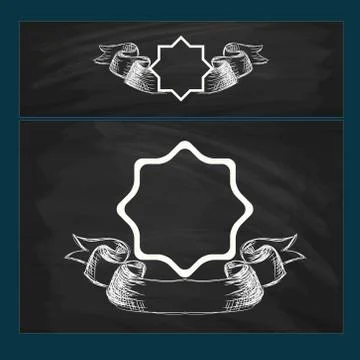 Design element. Beauty decorative frame for text Stock Illustration