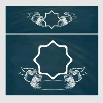 Design element. Beauty decorative frame for text Stock Illustration
