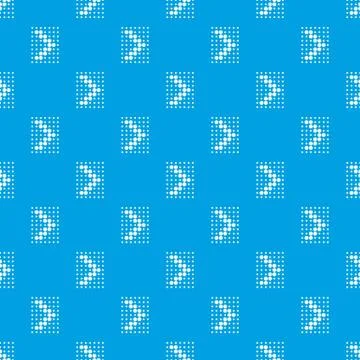 Design element with dots arrow pattern vector seamless blue 库存插图