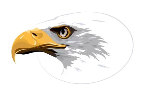 Design element. Eagle on white background Stock Illustration