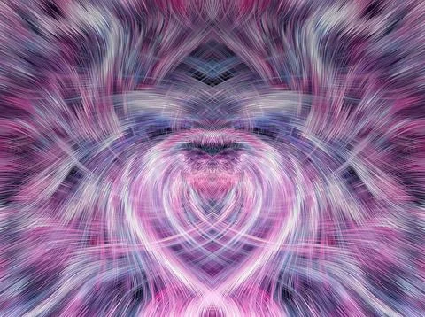 Design element for graphics Visionary surreal artworks Fractal Wall Art Des.. Illustrazione stock