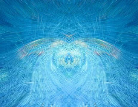Design element for graphics Visionary surreal artworks Fractal Wall Art Des.. Stock Illustration