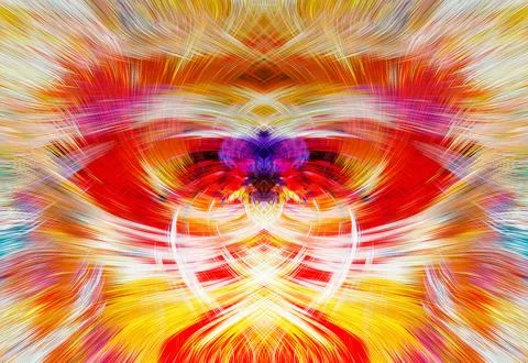 Design element for graphics Visionary surreal artworks Fractal Wall Art Des.. Stock Illustration