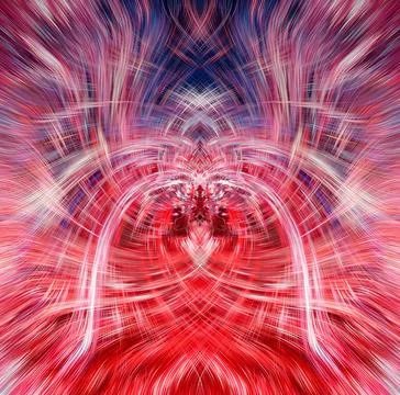 Design element for graphics Visionary surreal artworks Fractal Wall Art Des.. Stock Illustration