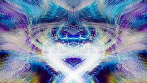 Design element for graphics Visionary surreal artworks Fractal Wall Art Des.. Stock Illustration