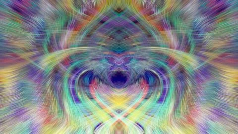 Design element for graphics Visionary surreal artworks Fractal Wall Art Des.. Stock Illustration