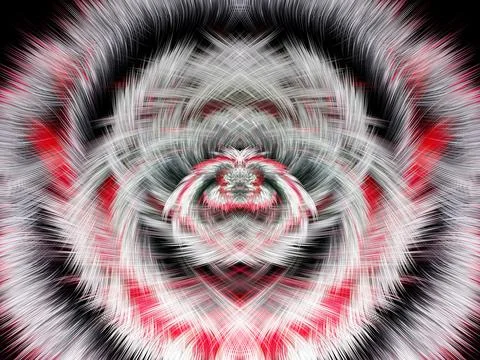Design element for graphics Visionary surreal artworks Fractal Wall Art Des.. Ilustración de archivo