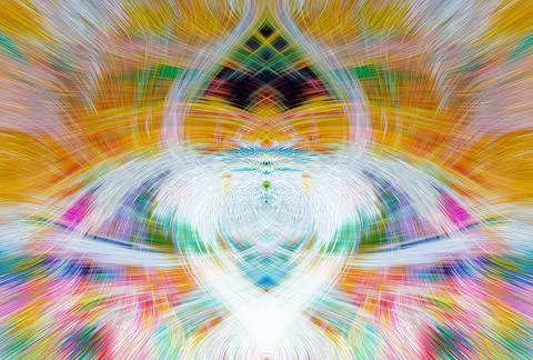 Design element for graphics Visionary surreal artworks Fractal Wall Art Des.. Stock Illustration