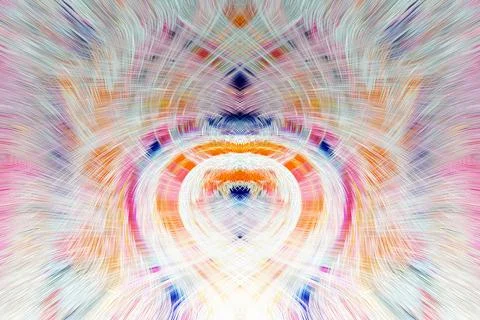 Design element for graphics Visionary surreal artworks Fractal Wall Art Des.. Stock Illustration
