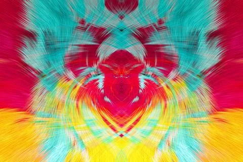 Design element for graphics Visionary surreal artworks Fractal Wall Art Des.. Illustrazione stock