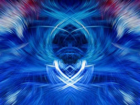 Design element for graphics Visionary surreal artworks Fractal Wall Art Des.. Illustrazione stock