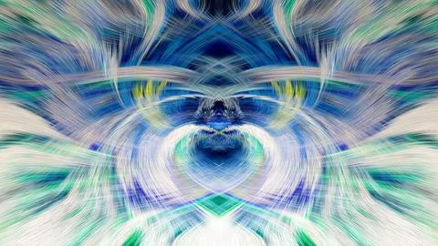 Design element for graphics Visionary surreal artworks Fractal Wall Art Des.. Stock Illustration