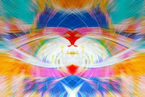 Design element for graphics Visionary surreal artworks Fractal Wall Art Des.. Ilustración de archivo