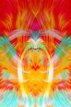 Design element for graphics Visionary surreal artworks Fractal Wall Art Des.. Illustrazione stock