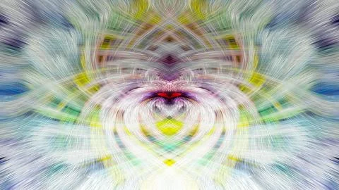 Design element for graphics Visionary surreal artworks Fractal Wall Art Des.. Illustrazione stock