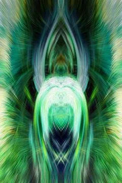 Design element for graphics Visionary surreal artworks Fractal Wall Art Des.. イラスト素材