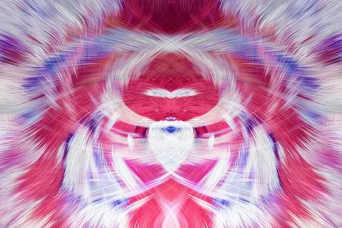 Design element for graphics Visionary surreal artworks Fractal Wall Art Des.. Illustrazione stock