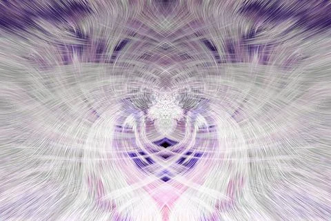 Design element for graphics Visionary surreal artworks Fractal Wall Art Des.. Illustrazione stock