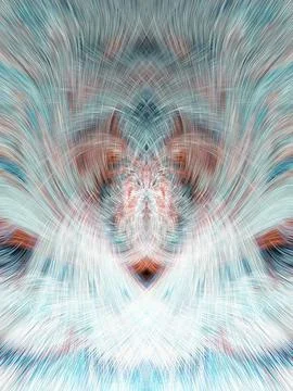 Design element for graphics Visionary surreal artworks Fractal Wall Art Des.. Illustrazione stock