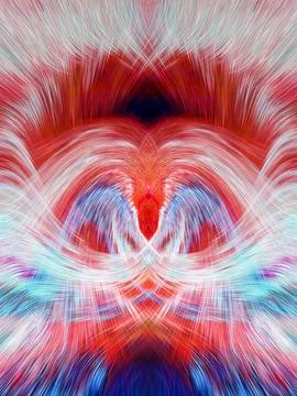 Design element for graphics Visionary surreal artworks Fractal Wall Art Des.. Stock Illustration