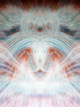 Design element for graphics Visionary surreal artworks Fractal Wall Art Des.. Illustrazione stock