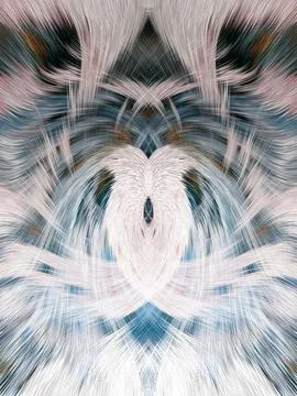 Design element for graphics Visionary surreal artworks Fractal Wall Art Des.. Stockillustratie