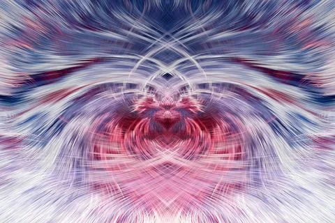 Design element for graphics Visionary surreal artworks Fractal Wall Art Des.. Illustrazione stock