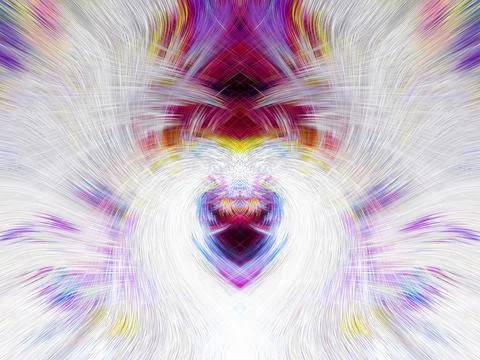 Design element for graphics Visionary surreal artworks Fractal Wall Art Des.. Ilustración de archivo