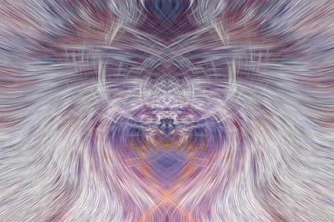 Design element for graphics Visionary surreal artworks Fractal Wall Art Des.. Illustrazione stock