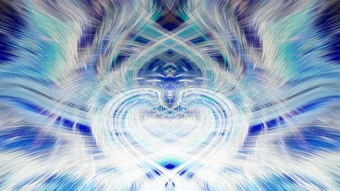 Design element for graphics Visionary surreal artworks Fractal Wall Art Des.. Stock Illustration