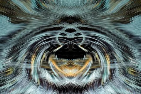 Design element for graphics Visionary surreal artworks Fractal Wall Art Des.. Illustrazione stock