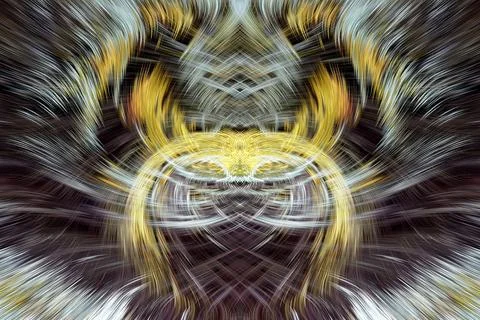 Design element for graphics Visionary surreal artworks Fractal Wall Art Des.. 스톡 일러스트