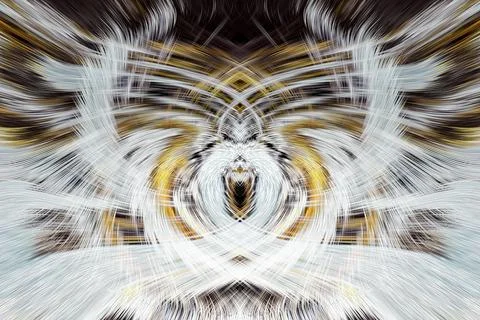 Design element for graphics Visionary surreal artworks Fractal Wall Art Des.. Illustrazione stock