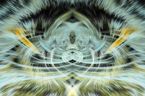 Design element for graphics Visionary surreal artworks Fractal Wall Art Des.. 스톡 일러스트