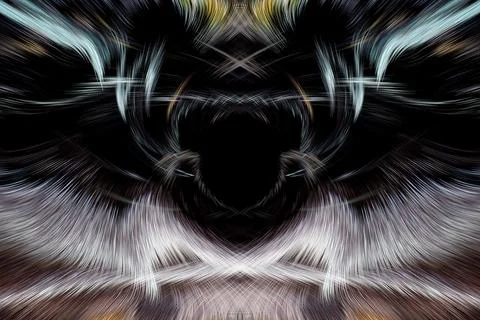 Design element for graphics Visionary surreal artworks Fractal Wall Art Des.. Stock Illustration