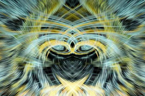 Design element for graphics Visionary surreal artworks Fractal Wall Art Des.. Ilustración de archivo