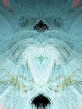 Design element for graphics Visionary surreal artworks Fractal Wall Art Des.. Stock Illustration